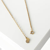 クリスチャン ディオール CDロゴ ラインストーン ネックレス GP ゴールド - NEWSED