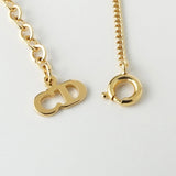 クリスチャン ディオール CDロゴ GP ゴールド ネックレス - NEWSED