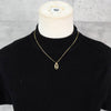 Christian Dior CD 标志 GP 金项链