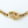 クリスチャン ディオール ヴィンテージ CDロゴ チェーン ブレスレット GP ゴールド
