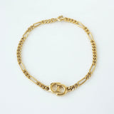 クリスチャン ディオール ヴィンテージ CDロゴ チェーン ブレスレット GP ゴールド - NEWSED