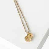 クリスチャン ディオール CDロゴ ラインストーン ネックレス GP ゴールド - NEWSED