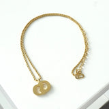 クリスチャン ディオール ヴィンテージ CDロゴ ネックレス GP - NEWSED