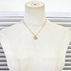 Christian Dior CD logo necklace in GP gold