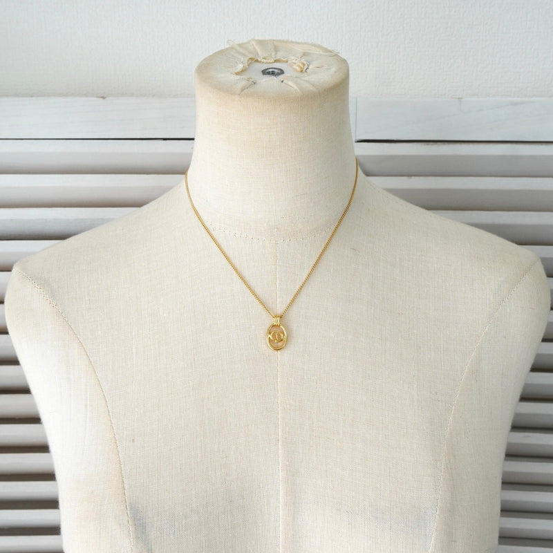 クリスチャン ディオール CDロゴ GP ゴールド ネックレス - NEWSED