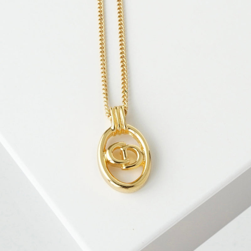 クリスチャン ディオール CDロゴ GP ゴールド ネックレス - NEWSED