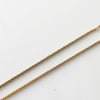 CD Logo Rhinestone Gold Necklace