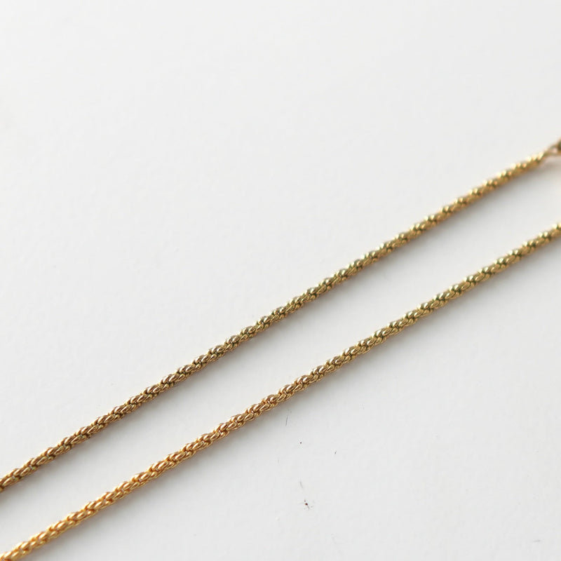 CD Logo Rhinestone Gold Necklace - NEWSED