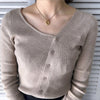 CD Logo Rhinestone Gold Necklace