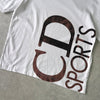 クリスチャン ディオール ヴィンテージ CD SPORTS ビッグロゴ 半袖トップス Tシャツ ホワイト