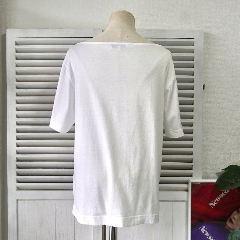 クリスチャン ディオール ヴィンテージ CD SPORTS ビッグロゴ 半袖トップス Tシャツ ホワイト - NEWSED