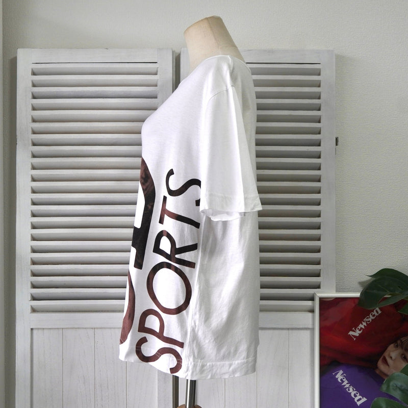 クリスチャン ディオール ヴィンテージ CD SPORTS ビッグロゴ 半袖トップス Tシャツ ホワイト - NEWSED