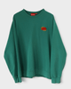 Chain Logo Crewneck シュプリーム スウェット グリーン XL メンズ