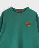 Chain Logo Crewneck シュプリーム スウェット グリーン XL メンズ