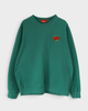 Chain Logo Crewneck シュプリーム スウェット グリーン XL メンズ
