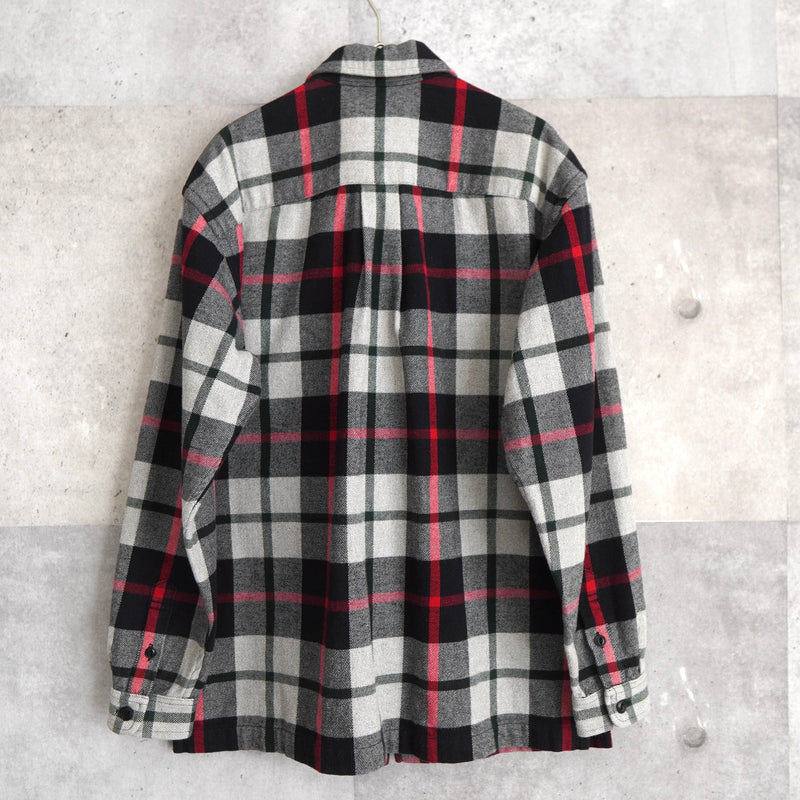 Check Pattern Zip - up Jacket - NEWSED