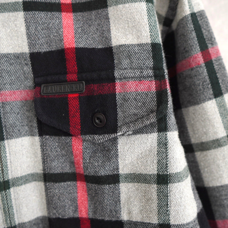 Check Pattern Zip - up Jacket - NEWSED