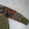 Chenille Logo Sweater シュプリーム ロゴ ニット カーキ メンズ