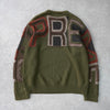 Chenille Logo Sweater シュプリーム ロゴ ニット カーキ メンズ