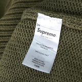 Chenille Logo Sweater シュプリーム ロゴ ニット カーキ メンズ - NEWSED