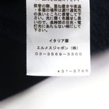 エルメス Chevaux en Symetrie シュヴォー アン シンメトリー レザーパッチ 裏起毛 クルーネック プルオーバー シャツ スウェット ネイビー系 S メンズ - NEWSED
