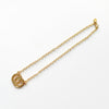 Circle Motif GP Gold Necklace