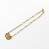 Circle Motif GP Gold Necklace - NEWSED