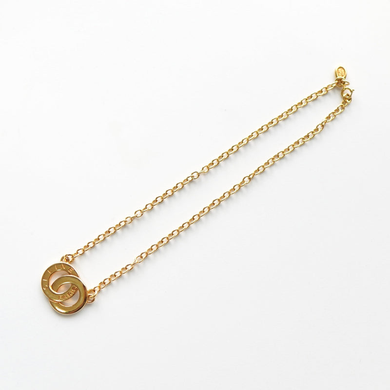Circle Motif GP Gold Necklace - NEWSED