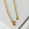 Circle Motif GP Gold Necklace