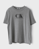 カルバンクライン ジーンズ ヴィンテージ CKロゴ Tシャツ グレー M レディース