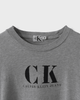 カルバンクライン ジーンズ ヴィンテージ CKロゴ Tシャツ グレー M レディース