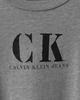 カルバンクライン ジーンズ ヴィンテージ CKロゴ Tシャツ グレー M レディース