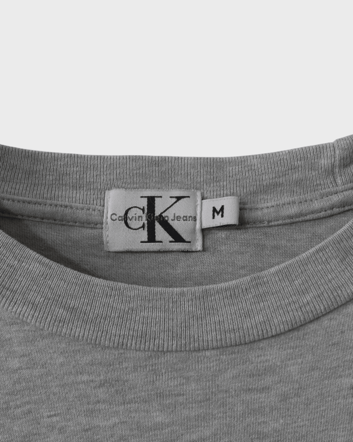 カルバンクライン ジーンズ ヴィンテージ CKロゴ Tシャツ グレー M レディース - NEWSED