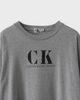 カルバンクライン ジーンズ ヴィンテージ CKロゴ Tシャツ グレー M レディース