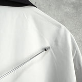 イヴサンローラン リバーシブル YSLロゴ ブルゾンホワイト / ブラック