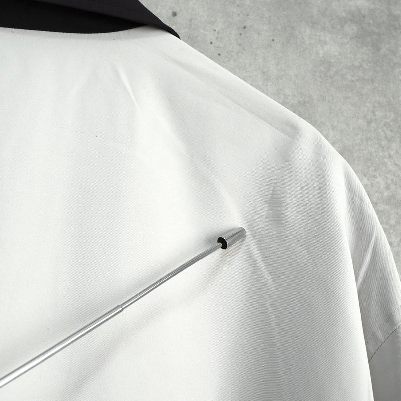 イヴサンローラン リバーシブル YSLロゴ ブルゾンホワイト / ブラック