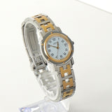 エルメス クリッパー CL4.220 1467620 SS×GP / QZ 白文字盤 クォーツ 腕時計 ウォッチ レディース 電池交換済み 箱付き - NEWSED