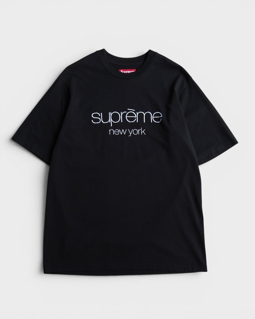 Classic Logo S/S Top シュプリーム Tシャツ ブラック M メンズ