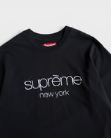 Classic Logo S/S Top シュプリーム Tシャツ ブラック M メンズ - NEWSED
