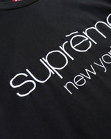 Classic Logo S/S Top シュプリーム Tシャツ ブラック M メンズ - NEWSED