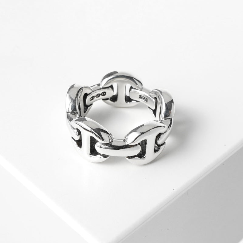 ホーセンブース CLASSIC TRI - LINK シルバー925 指輪 リング サイズ7 / 13号 新品仕上げ - NEWSED