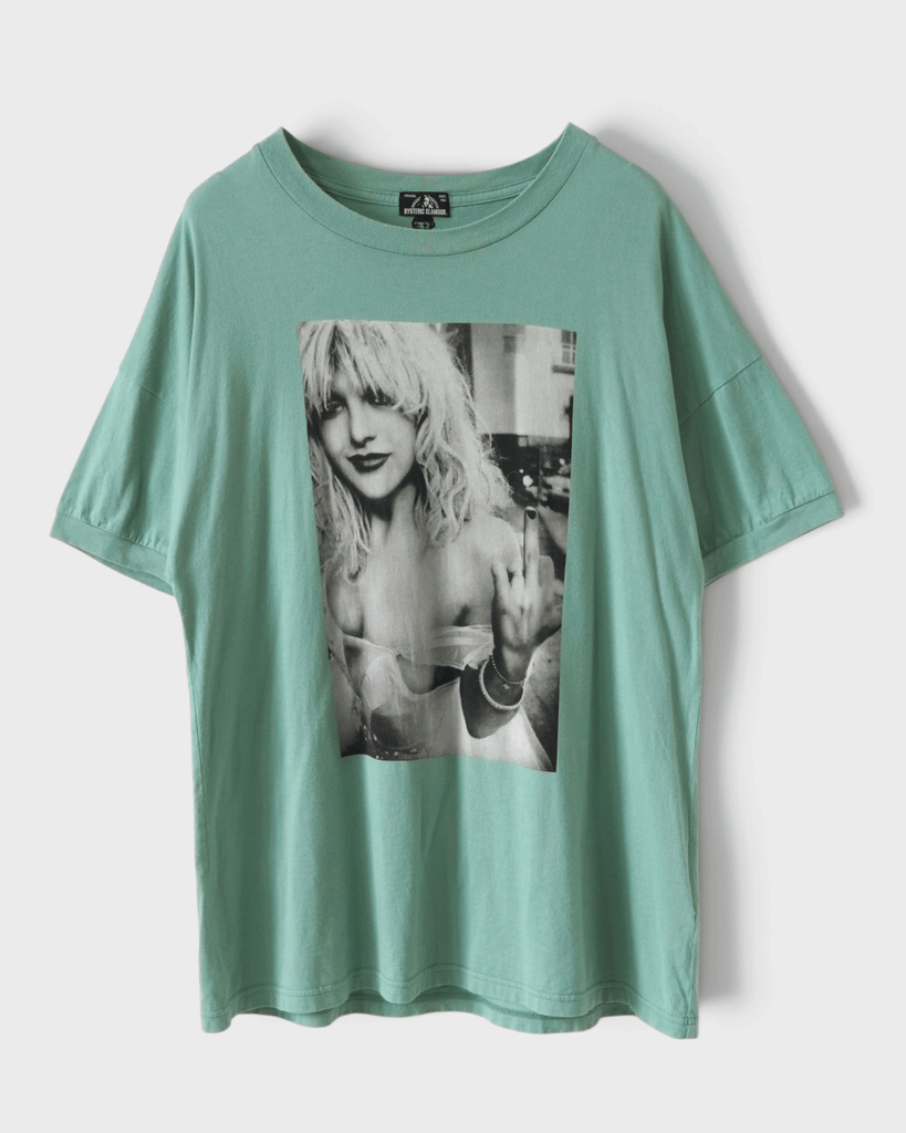 ヒステリックグラマー CL/COURTNEY 1994 pt T-SH Tシャツ グリーン FREE メンズ レディース
