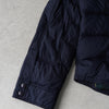 ポロ ラルフローレン ロゴプレート ダウンジャケット ネイビー