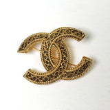 シャネル ココマーク COCO ブローチ GP ゴールド - NEWSED