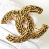 シャネル ココマーク COCO ブローチ GP ゴールド - NEWSED