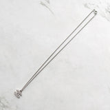 Coco Mark Silver Necklace - NEWSED