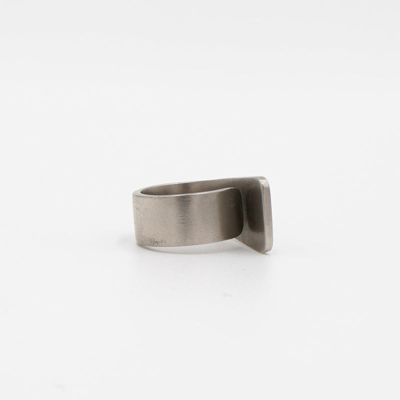 Coco Mark Silver Ring - NEWSED