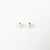 Chanel Coco Mark COCO VOTEZ Earrings in Silver