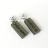 Chanel Coco Mark COCO VOTEZ Earrings in Silver