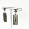 Chanel Coco Mark COCO VOTEZ Earrings in Silver